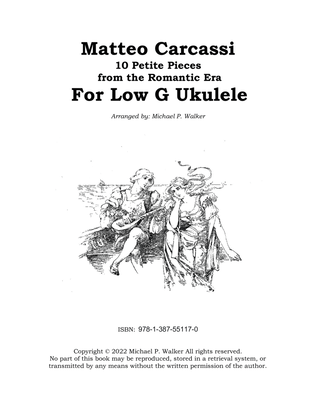 Matteo Carcassi: 10 Petite Pieces from the Romantic Era For Low G Ukulele