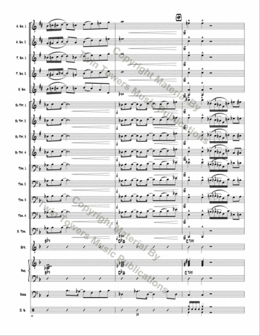 Don't Mess Around Don't Mess Around Jazz Ensemble scores gallery preview page 15