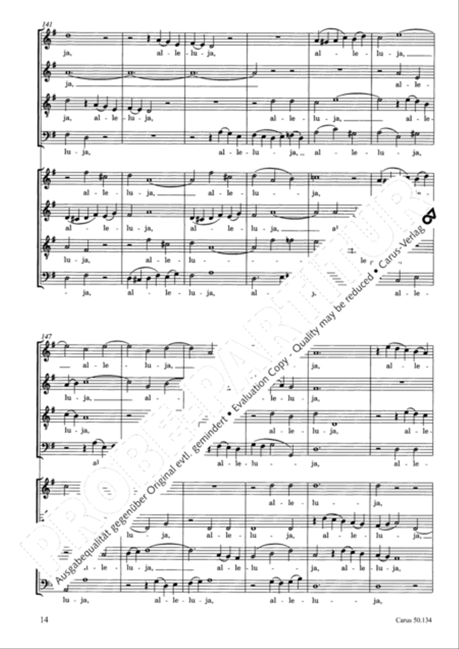 Osterhymne 4-Part scores gallery preview page 15
