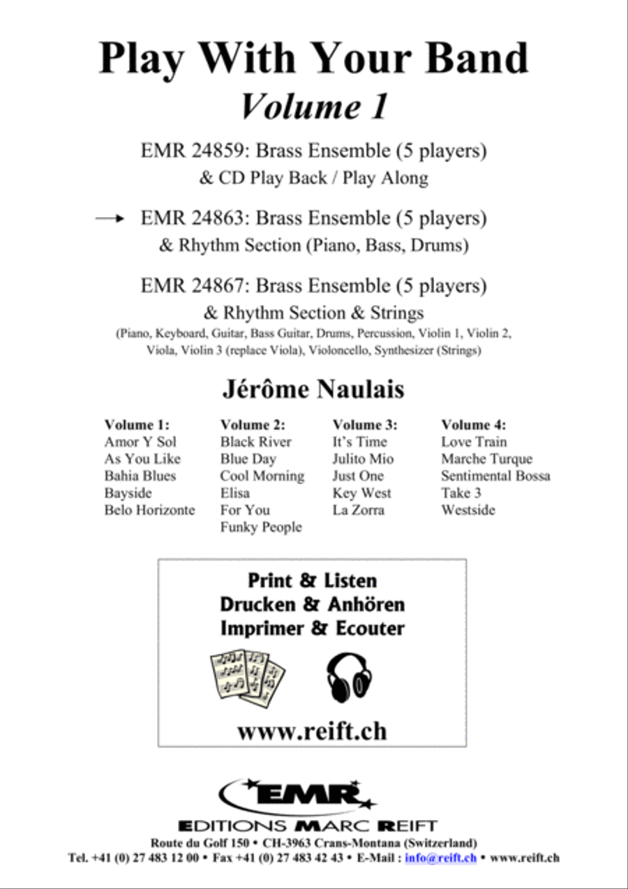 Play With Your Band Volume 1 Brass Ensemble scores gallery preview page 2