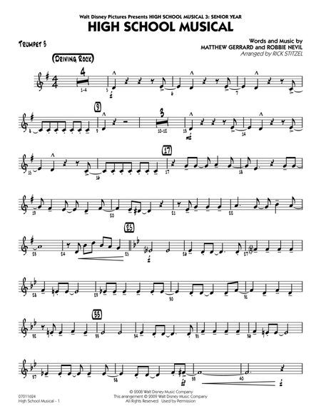 High School Musical (from "High School Musical 3: Senior Year") - Trumpet 3