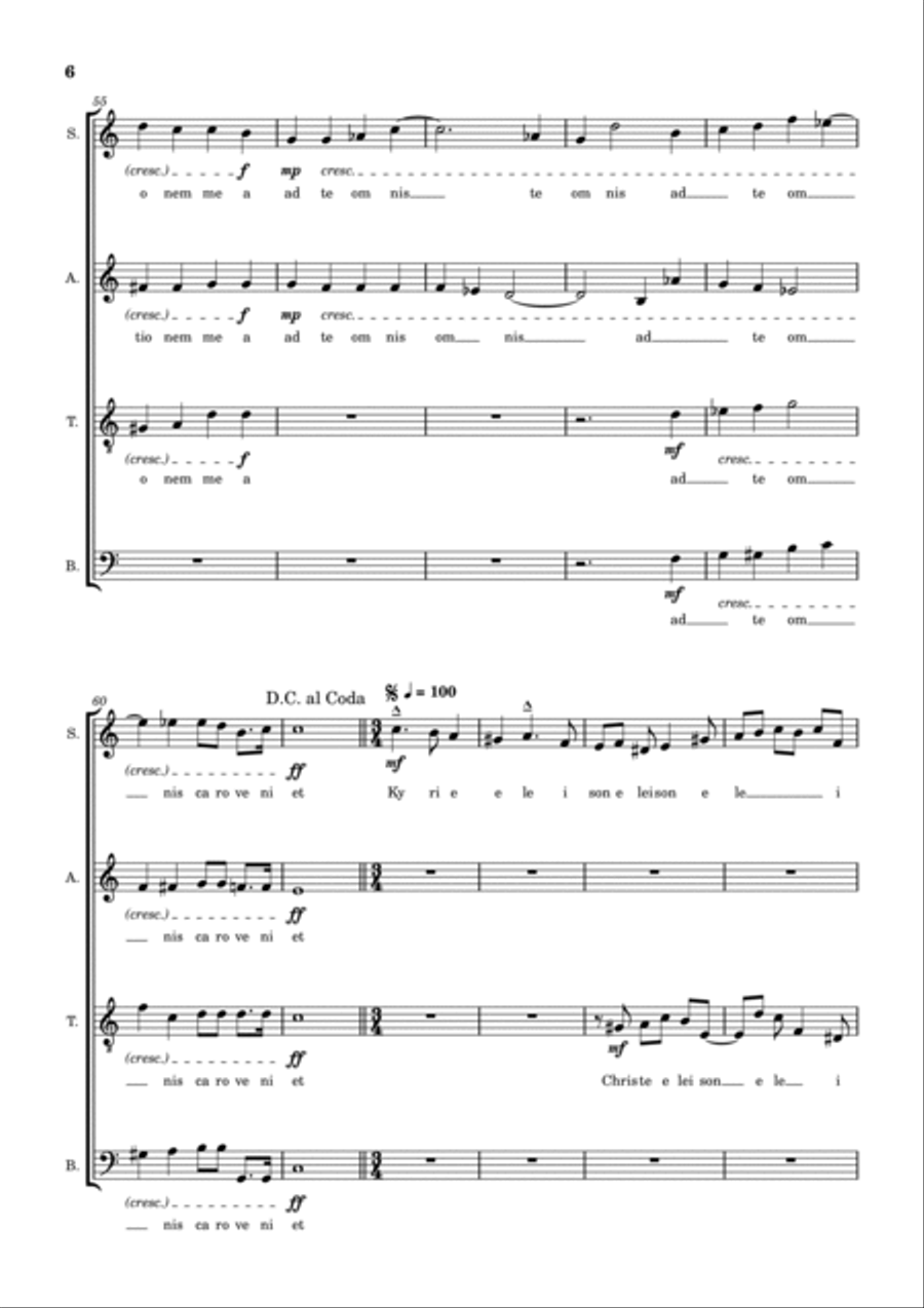 Requiem 4-Part scores gallery preview page 6