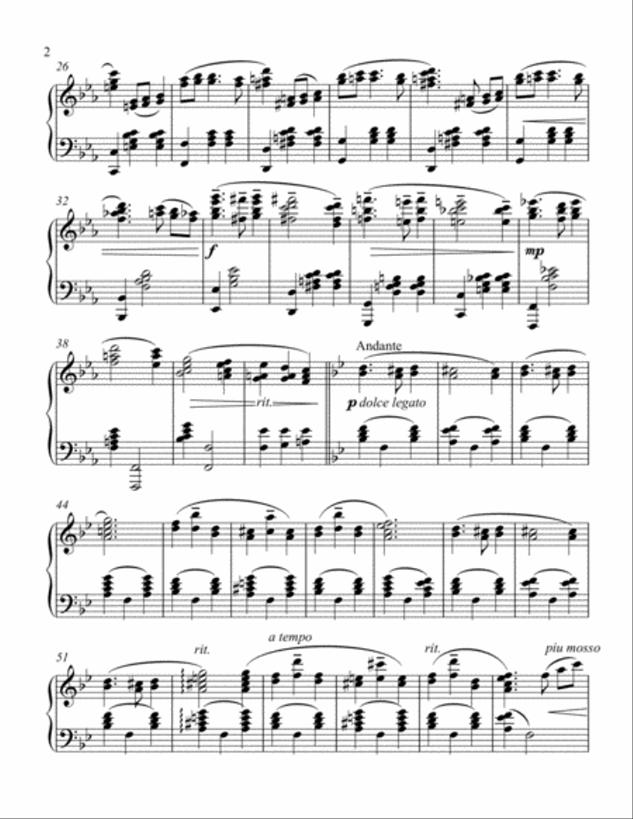 Kitty Waltz for Piano Solo Piano Solo scores gallery preview page 2