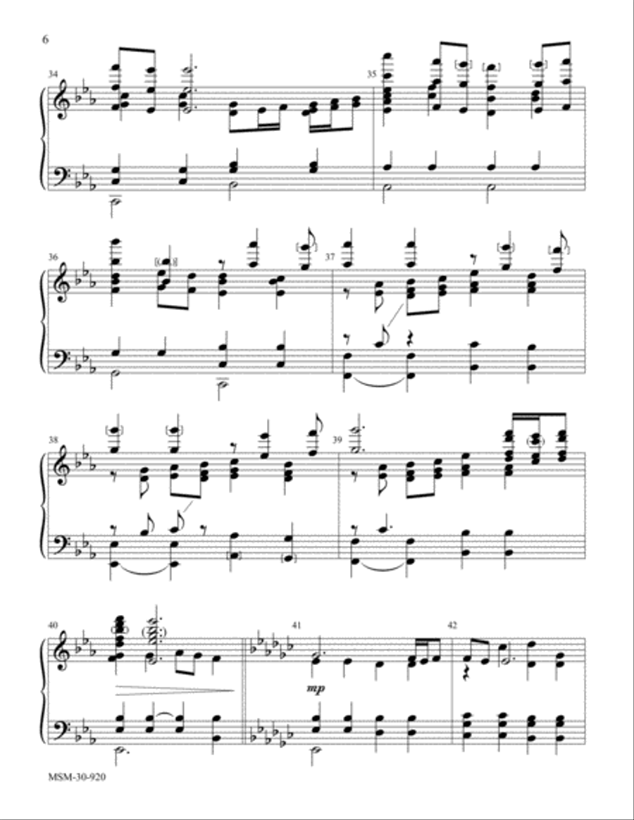 Alleluia Alleluia Handbell Choir scores gallery preview page 4