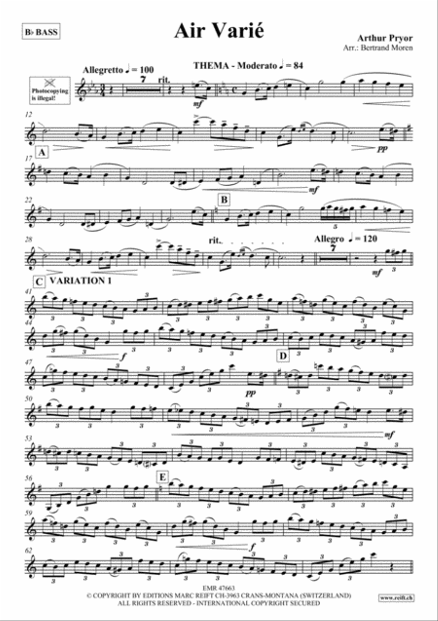 Air Varie Air Varie Piano Accompaniment scores gallery preview page 2