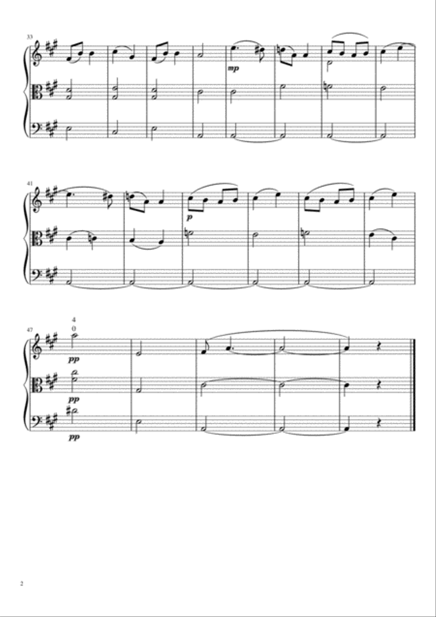 To a Wild Rose To a Wild Rose String Trio scores gallery preview page 3