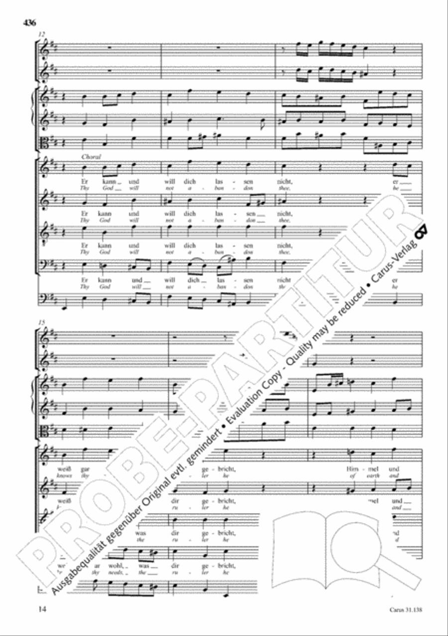 The Complete Sacred Vocal Works (Das geistliche Vokalwerk) Voice scores gallery preview page 437