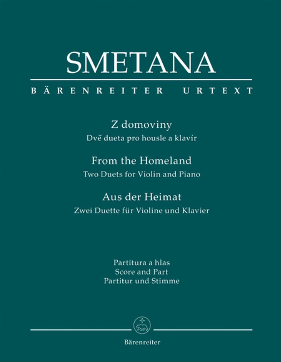 From the Homeland / Z domoviny for Violin and Piano Violin Solo scores gallery preview page 1