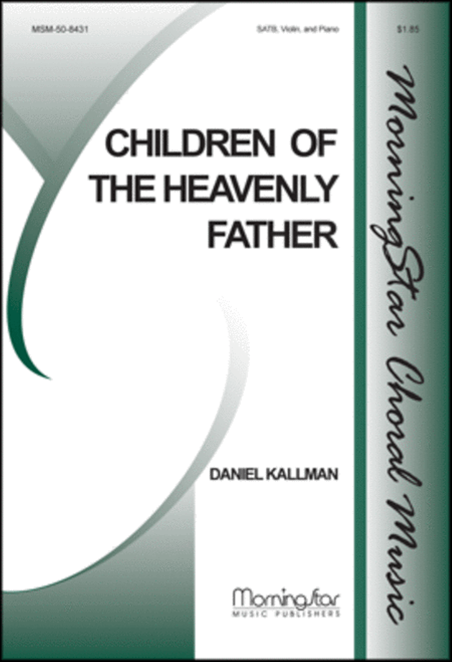Children of the Heavenly Father 4-Part scores gallery preview page 1