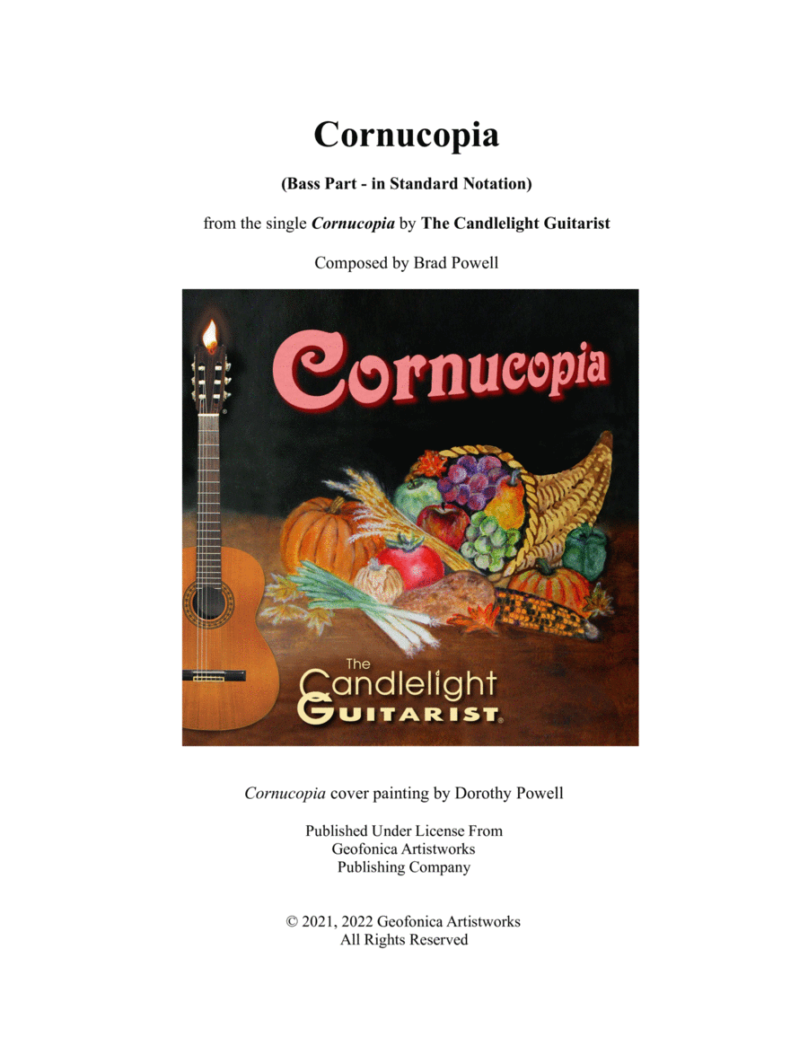 Cornucopia (Bass Part) Small Ensemble scores gallery preview page 1