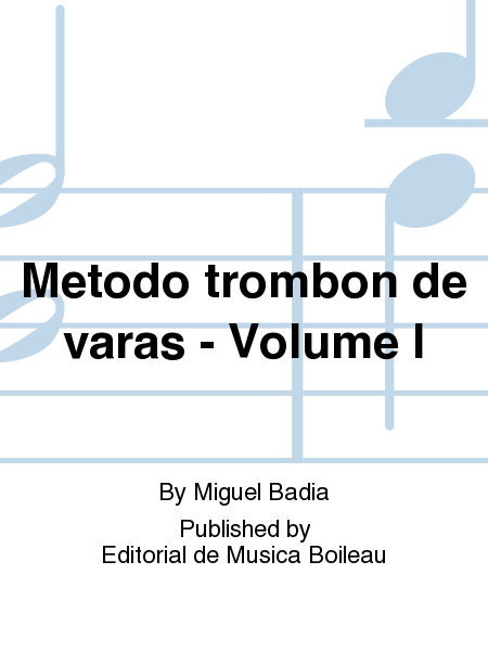 Metodo trombon de varas - Volume I