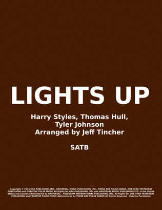 Book cover for Lights Up