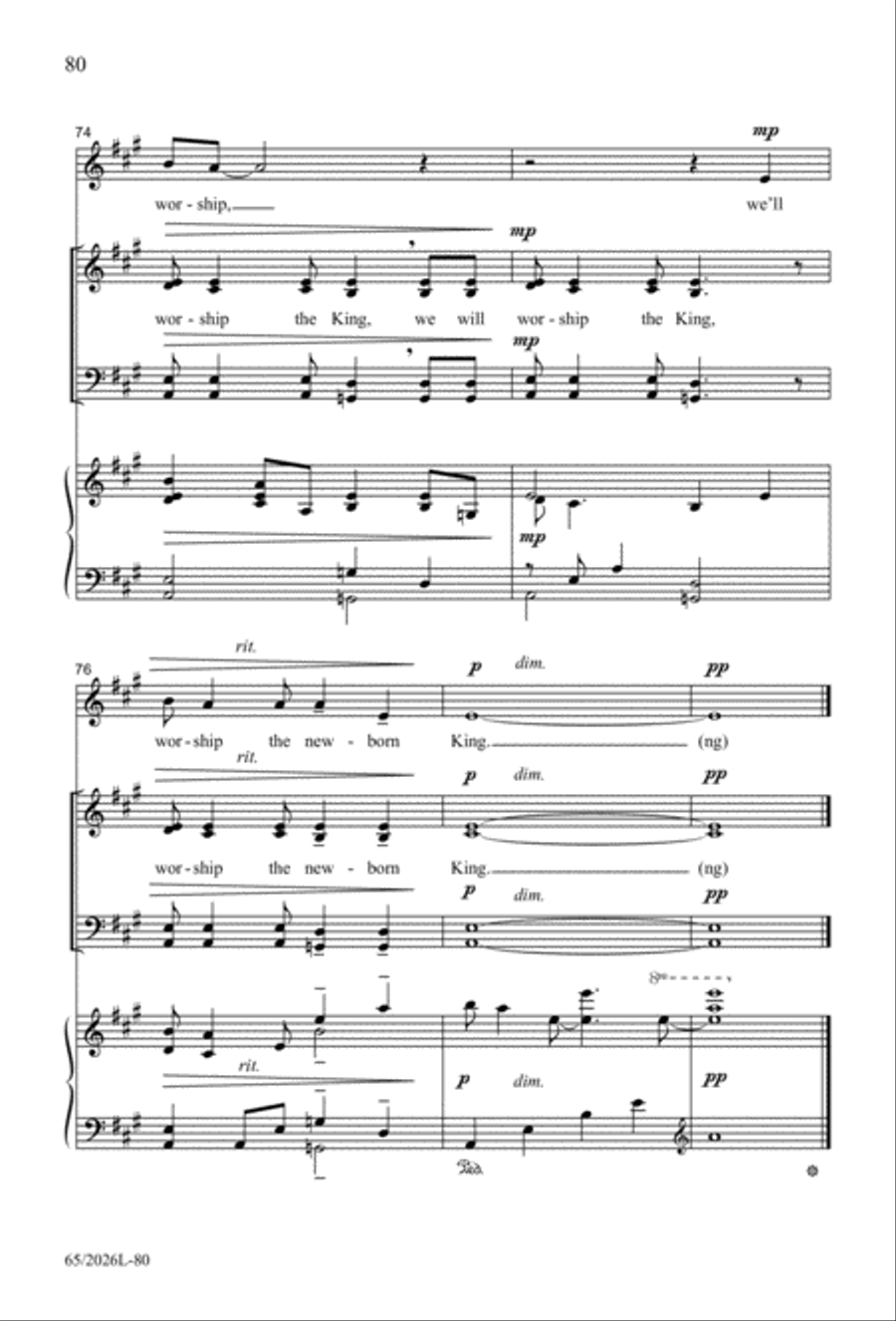 Night of the Father's Love 4-Part scores gallery preview page 81