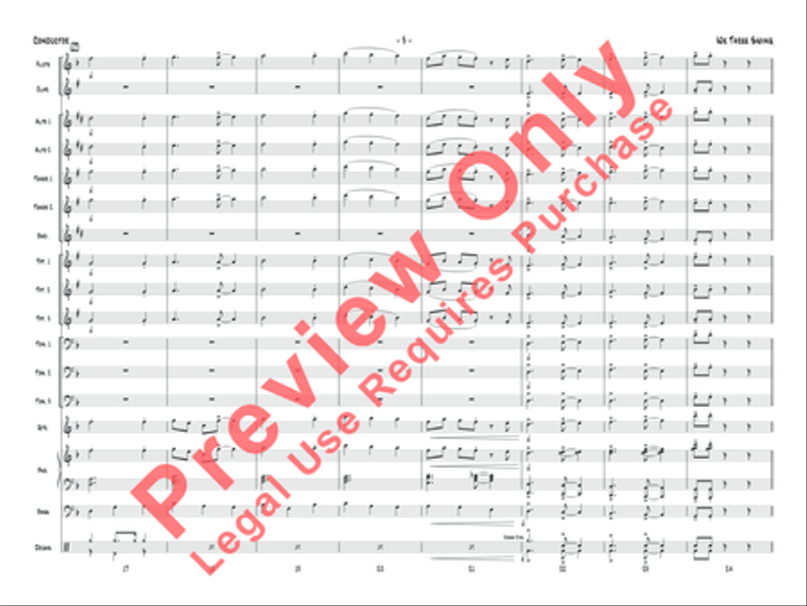 We Three Swing We Three Swing Jazz Ensemble scores gallery preview page 4