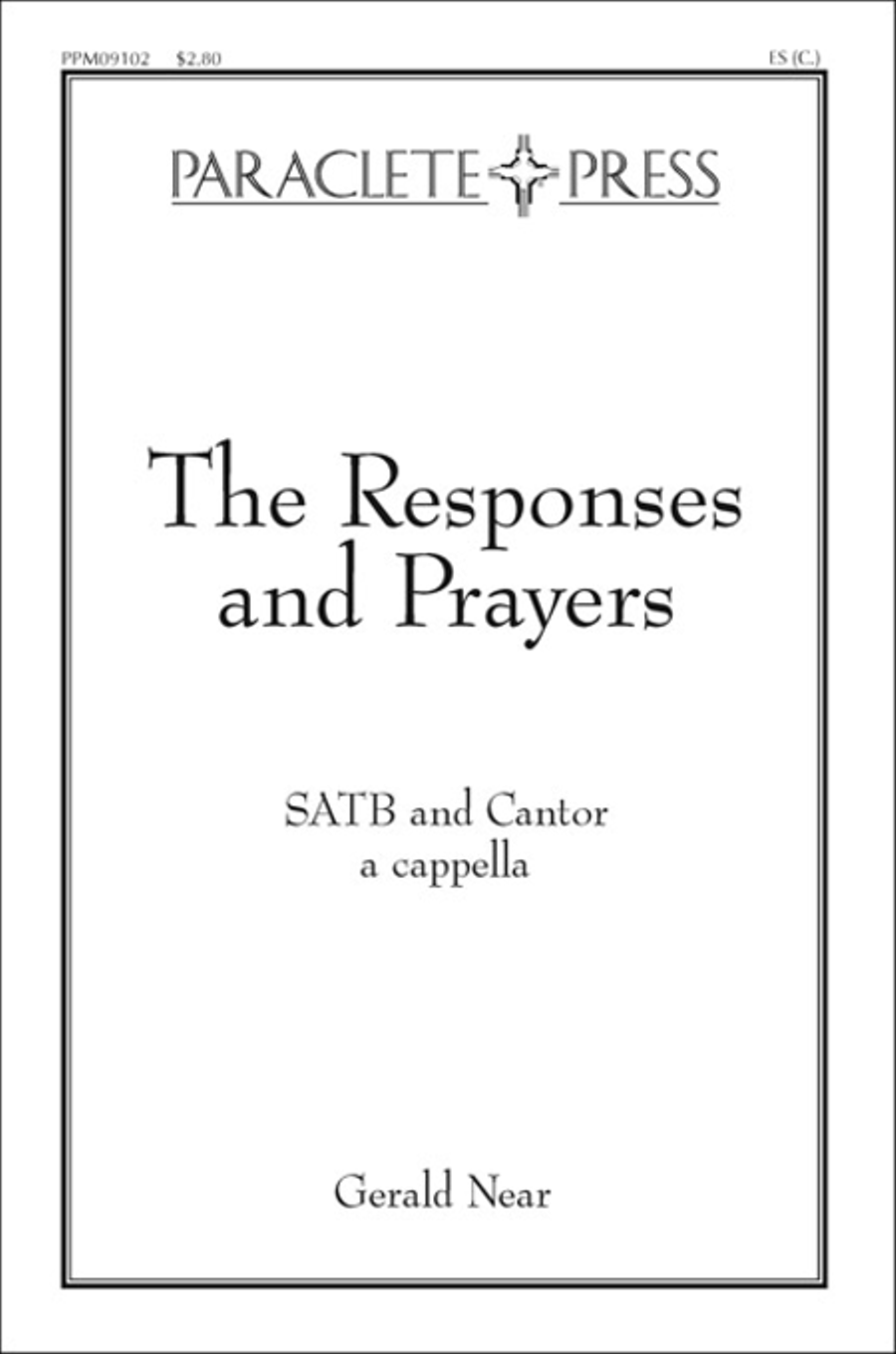 Responses and Prayers 4-Part scores gallery preview page 1