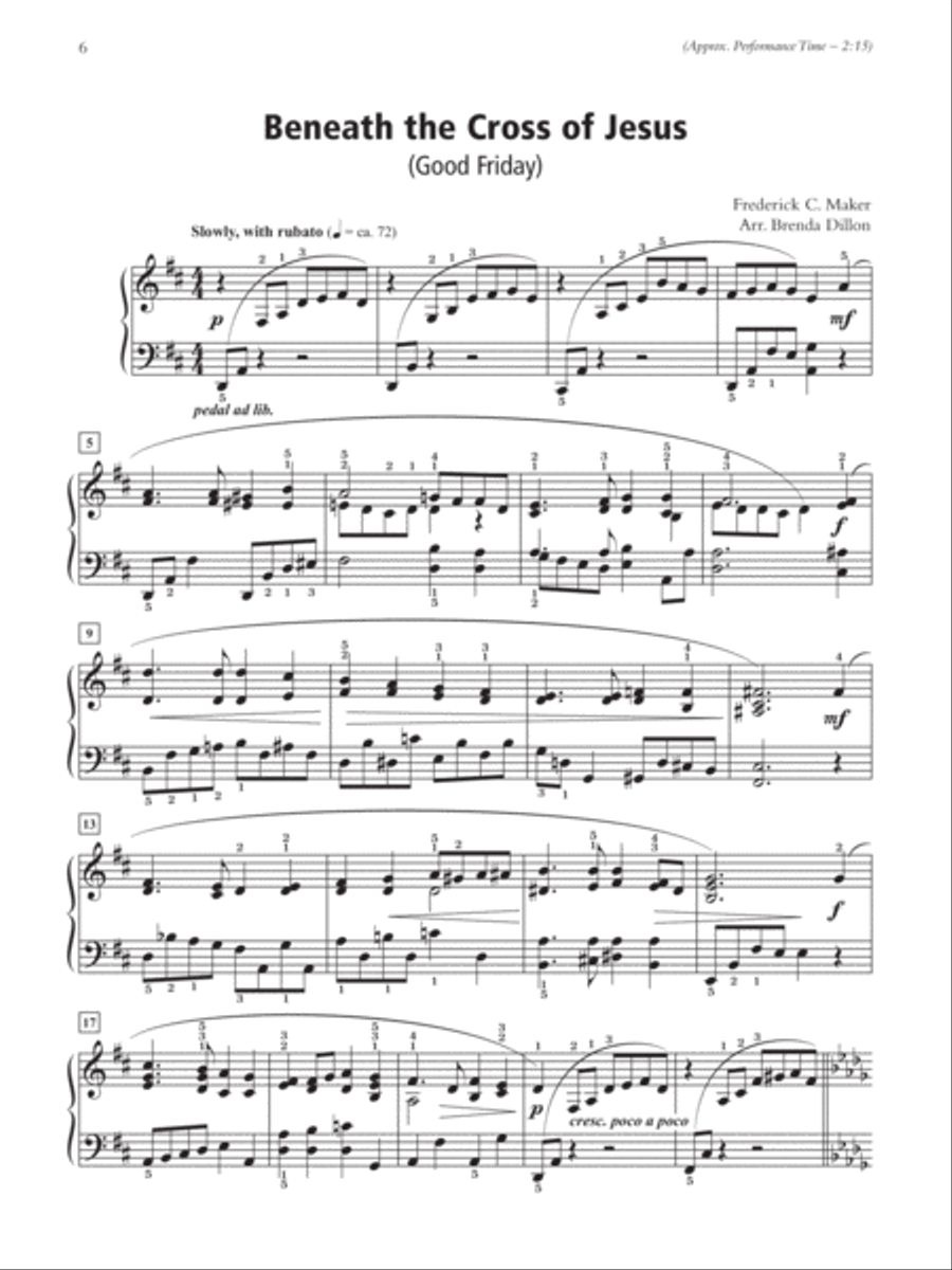 Music for the Church Year Piano Solo scores gallery preview page 5
