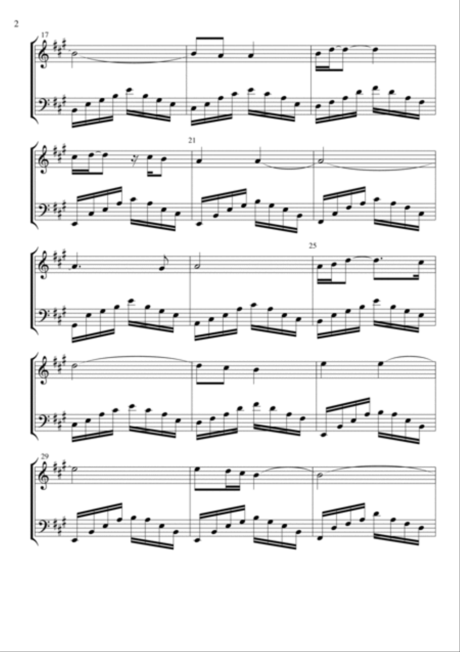 Now We Are Free Piano Solo scores gallery preview page 2