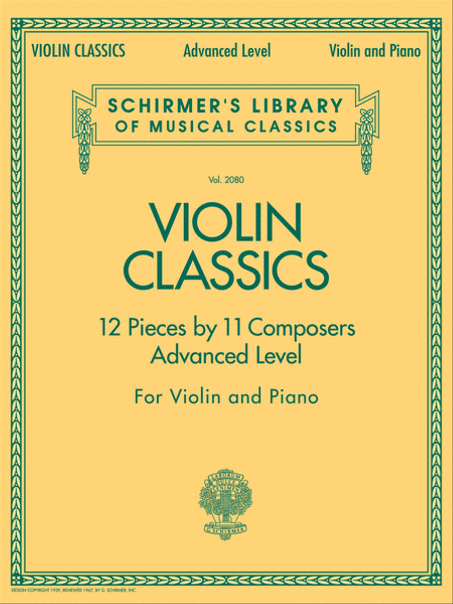 Violin Classics Violin Solo scores gallery preview page 1