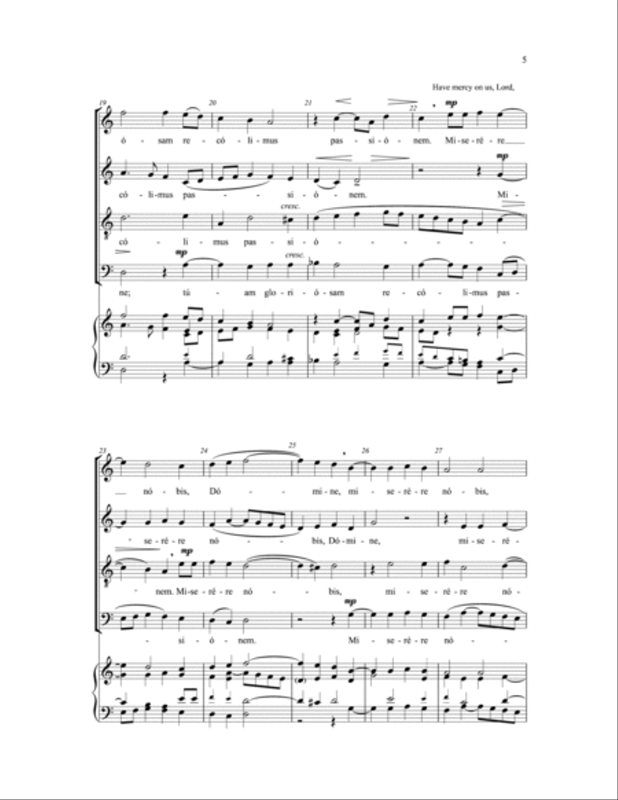 Tuam Crucem (ed. Arthur E. Huff) 4-Part scores gallery preview page 3
