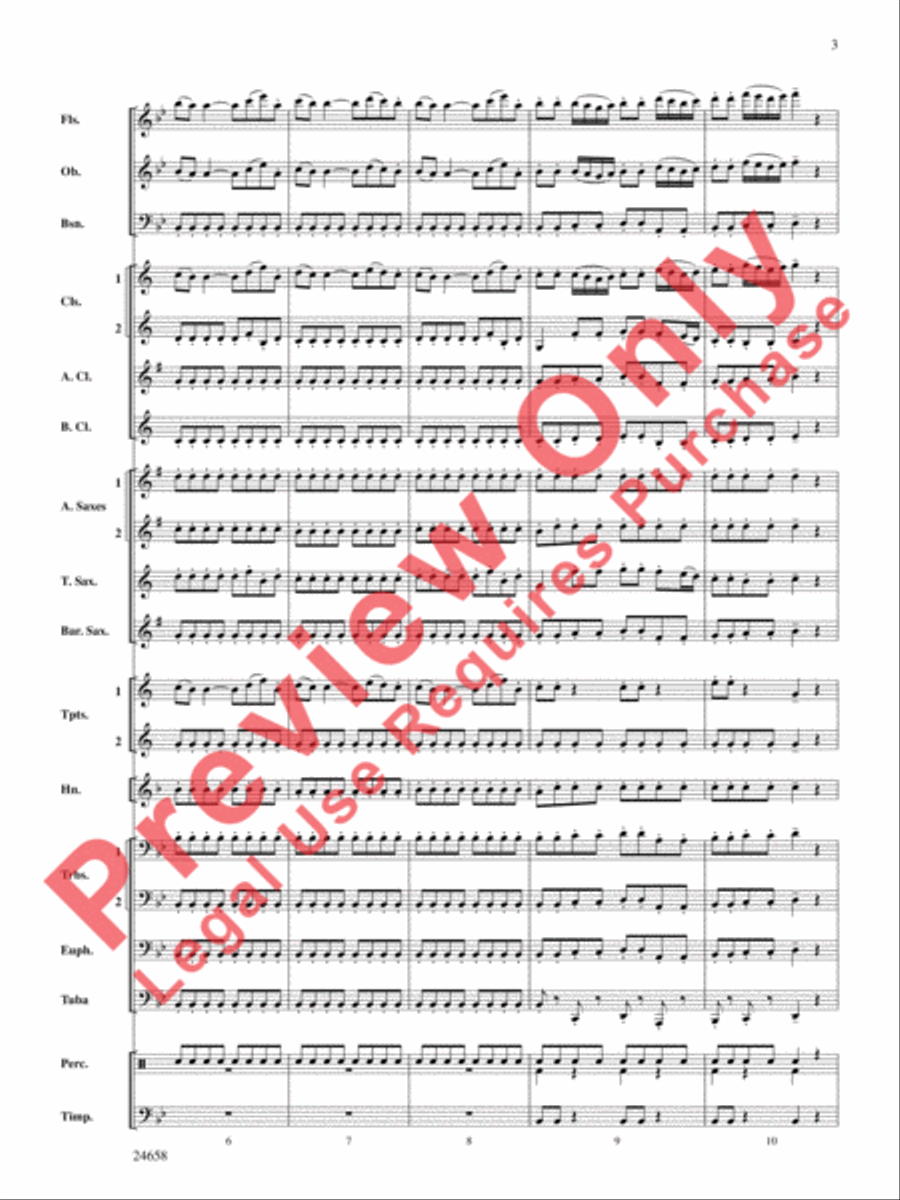 Mozart! Concert Band scores gallery preview page 4