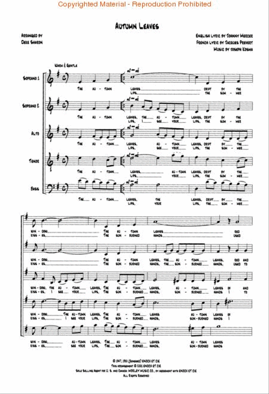 A Cappella Jazz Standards (Collection) Divisi scores gallery preview page 2