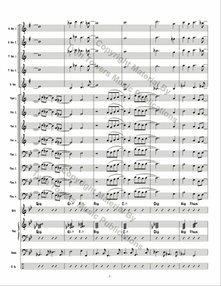 Ice is Nice Jazz Ensemble scores gallery preview page 6