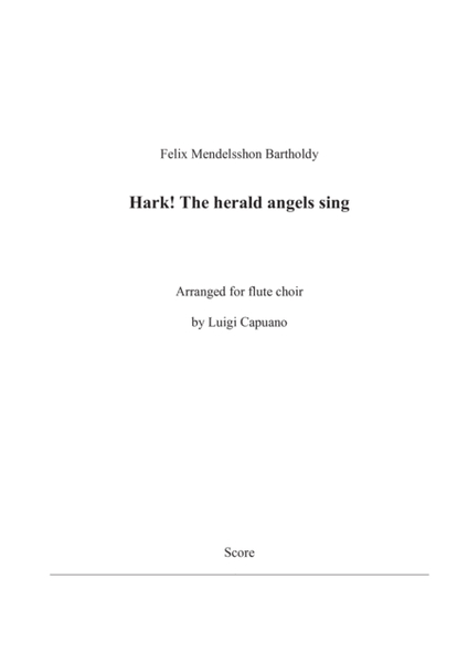 Hark! The herald angels sing (Flute quintet) image number null