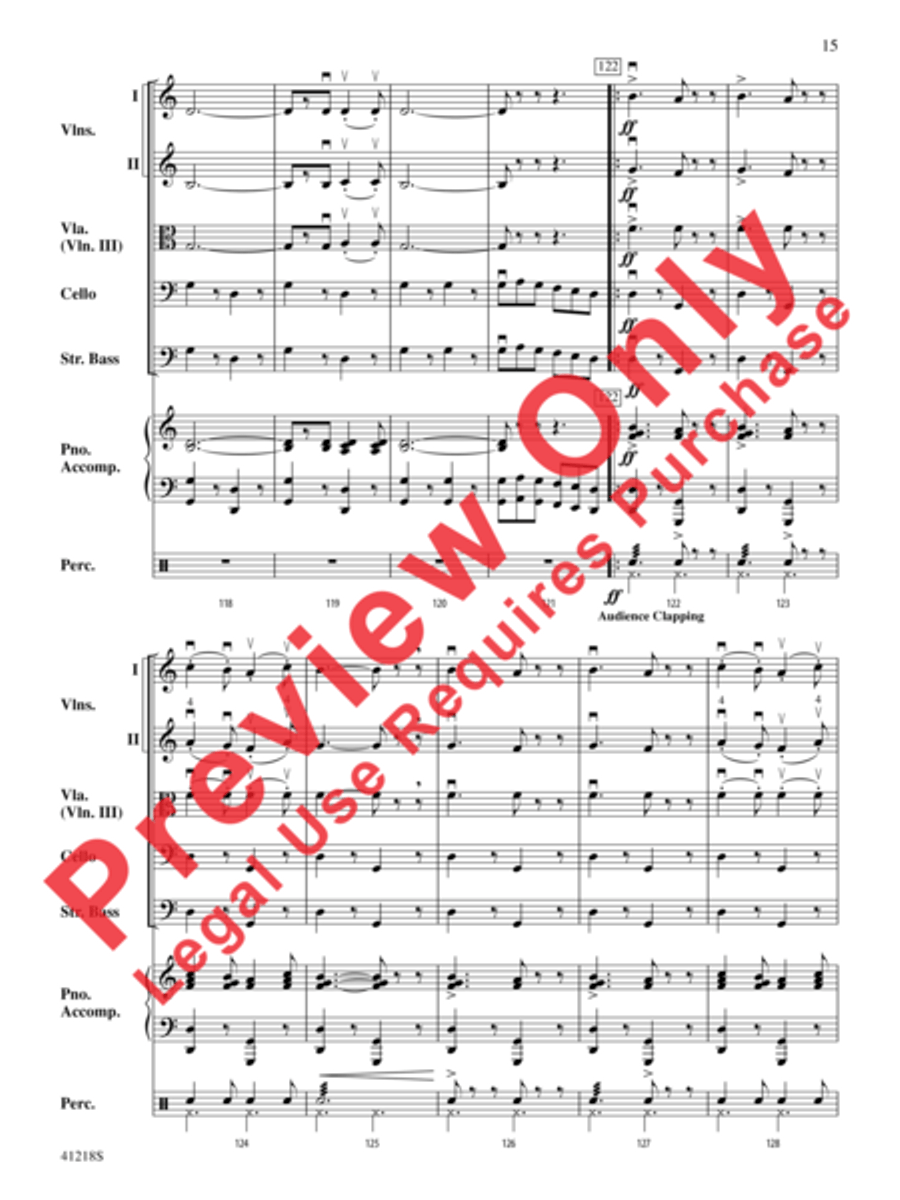 Funiculì, Funiculà String Orchestra scores gallery preview page 16