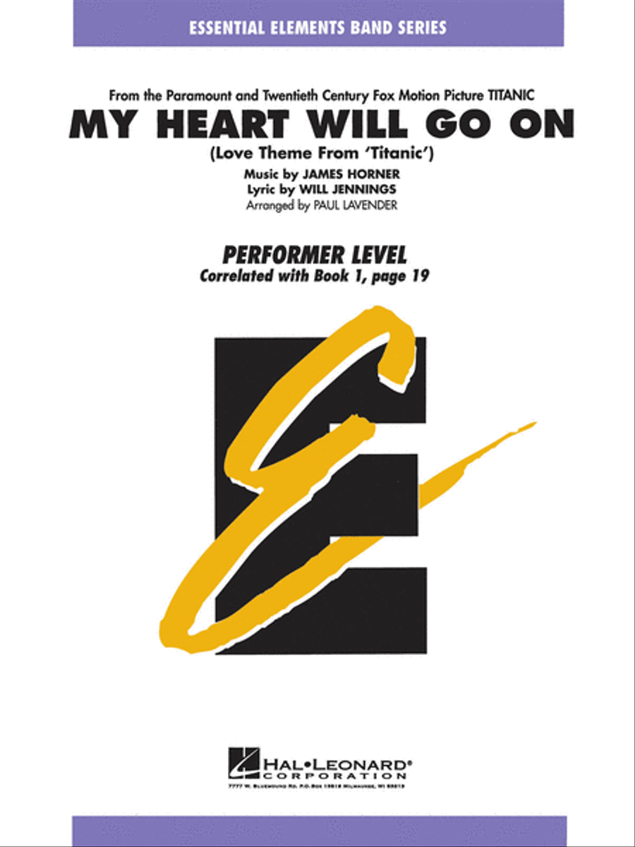 My Heart Will Go On (Love Theme from Titanic) Concert Band scores gallery preview page 1