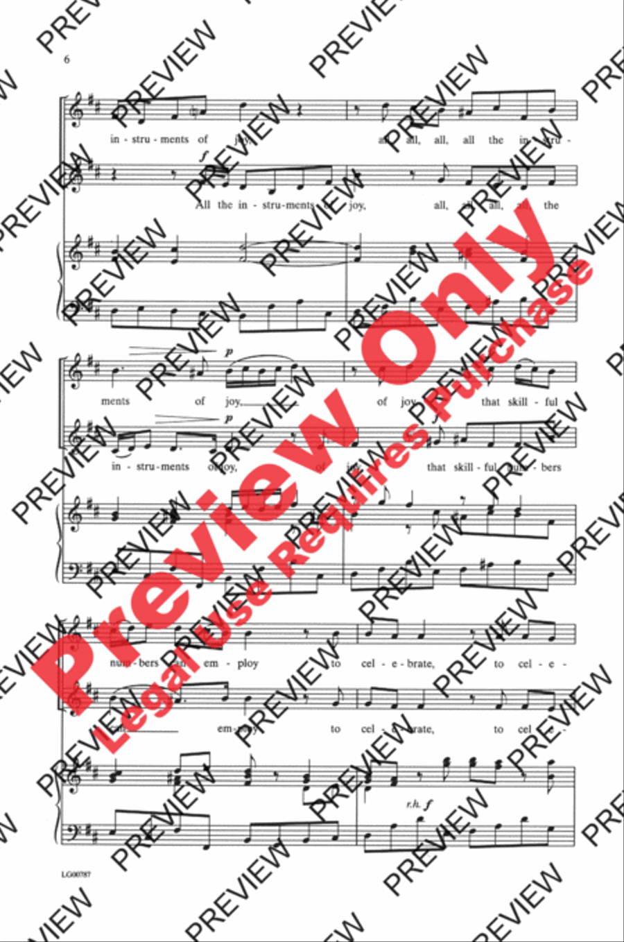 Sound the Trumpet 2-Part scores gallery preview page 11