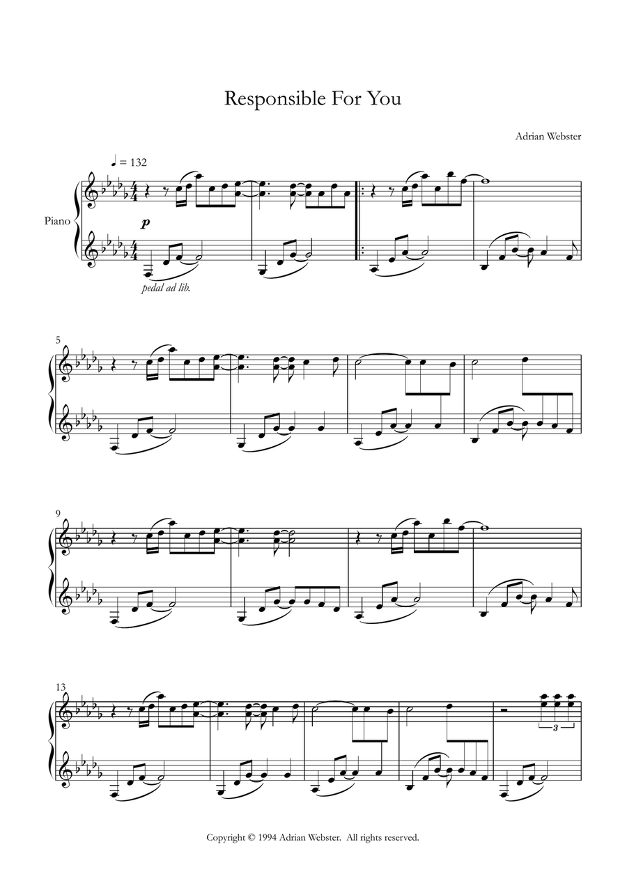 Wedding Piano Songs - CrusaderBeach - Beautiful Piano Wedding Music Piano Solo scores gallery preview page 6