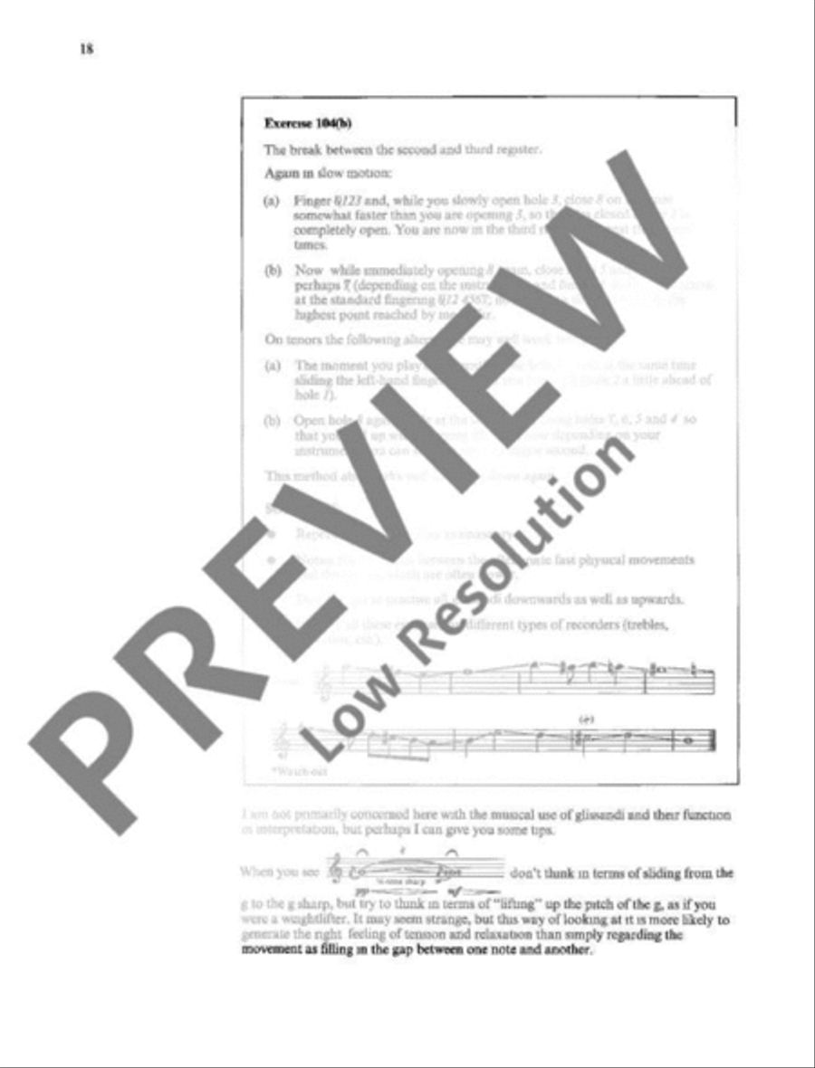 The Modern Recorder Player Alto Recorder scores gallery preview page 19