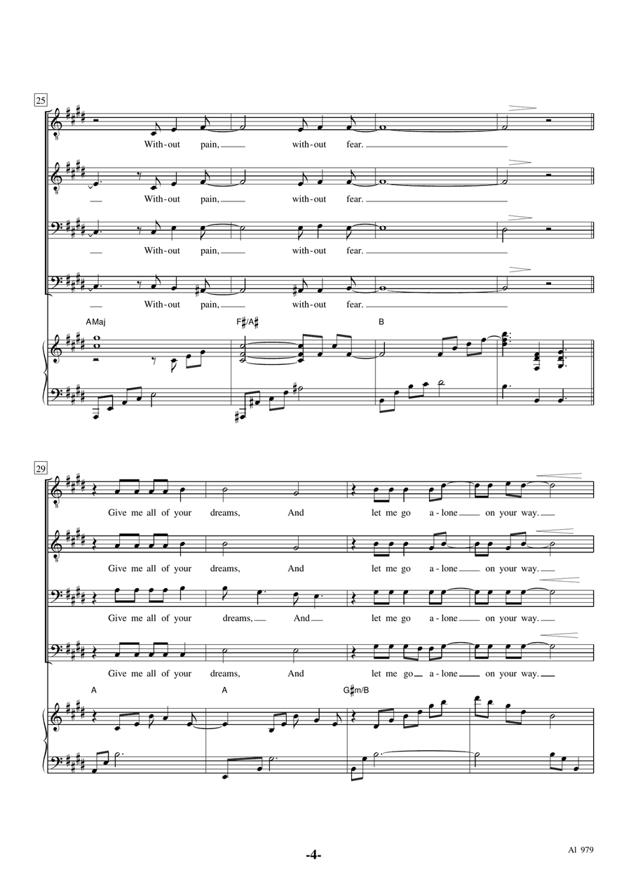 Heaven Can Wait TTBB scores gallery preview page 4