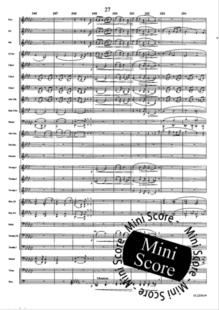Suite Acadienne Concert Band scores gallery preview page 31