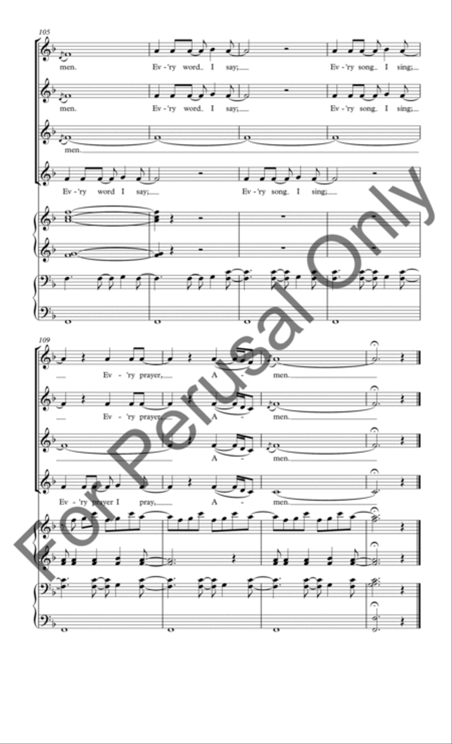 By the Rivers of Babylon (Choral Score) SSAA scores gallery preview page 15