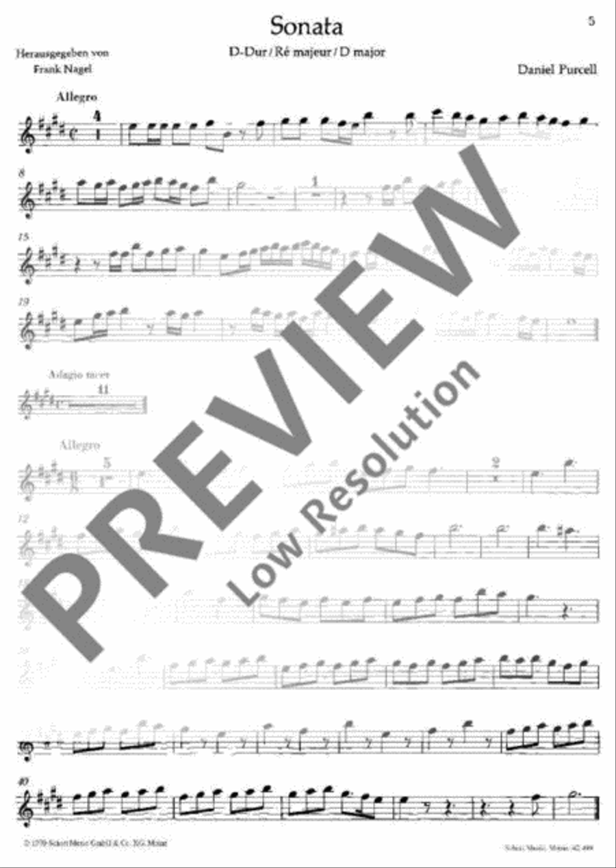 Two Sonatas Two Sonatas Oboe scores gallery preview page 15
