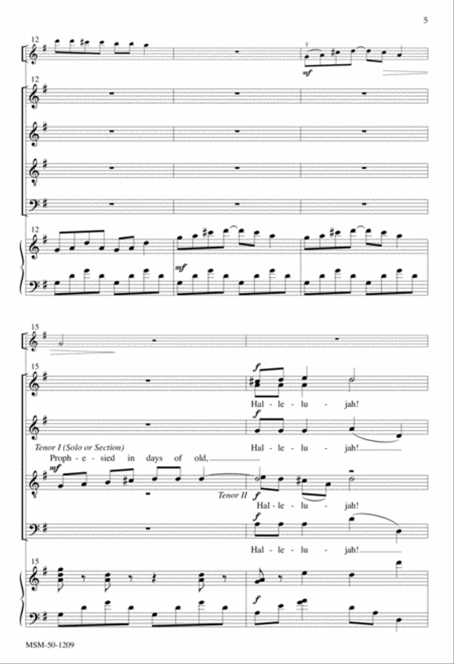 Let Our Gladness Have No End Divisi scores gallery preview page 5