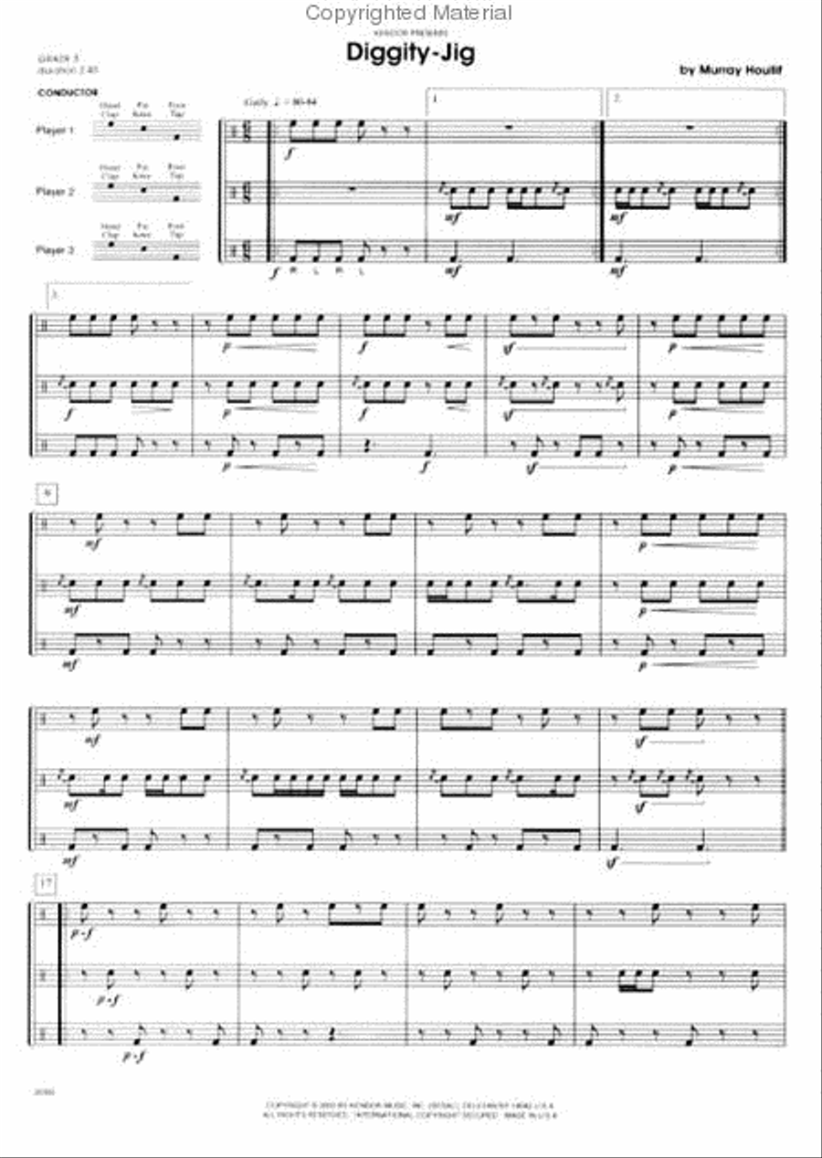 Diggity-Jig Diggity-Jig Percussion scores gallery preview page 2