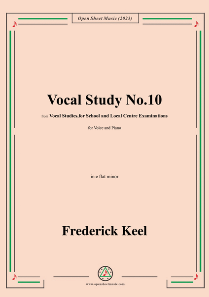 Keel-Vocal Study No.10,in e flat minor image number null