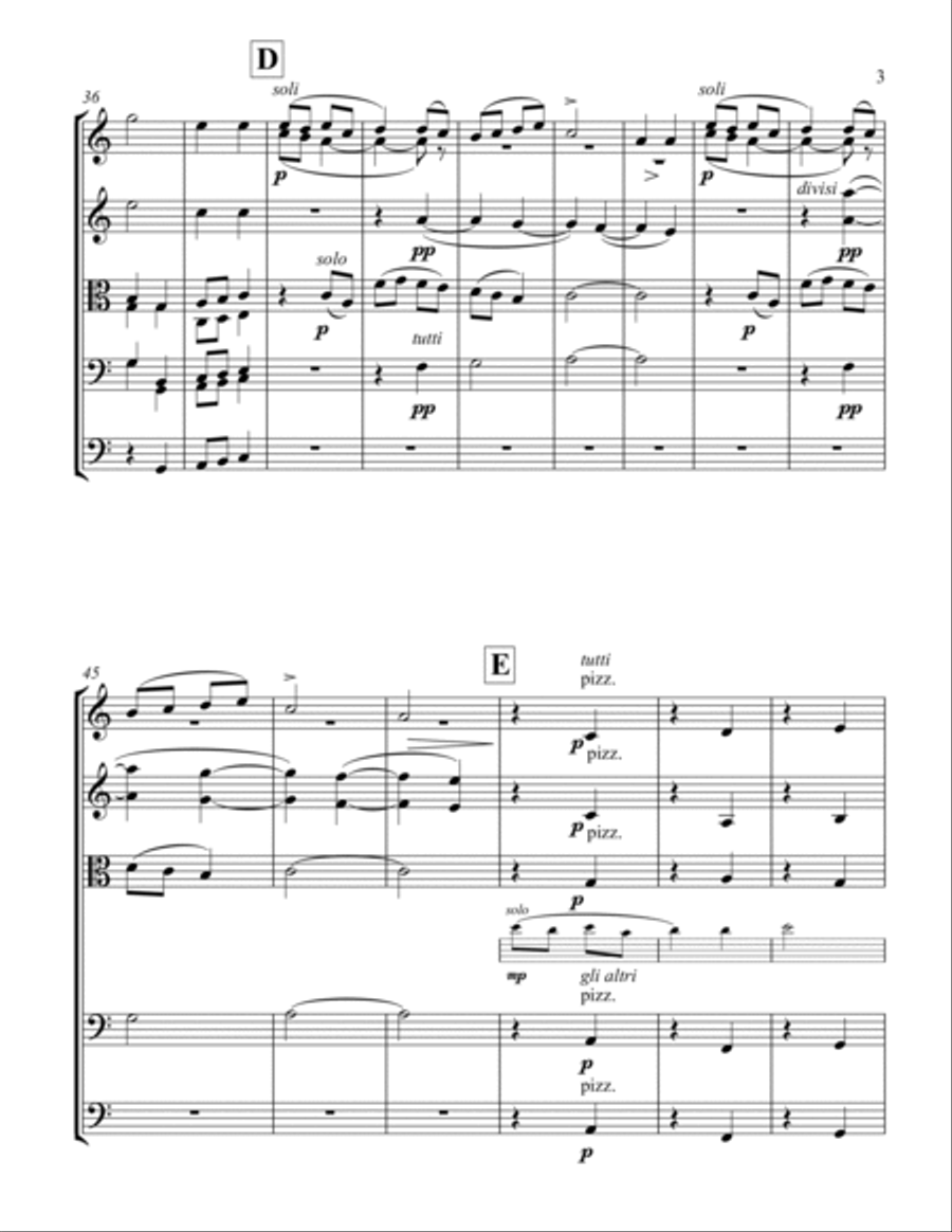 8 Russian Folksongs Religious Chant String Orchestra scores gallery preview page 3