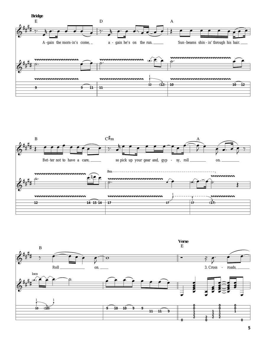 Melissa Melissa Acoustic Guitar scores gallery preview page 5