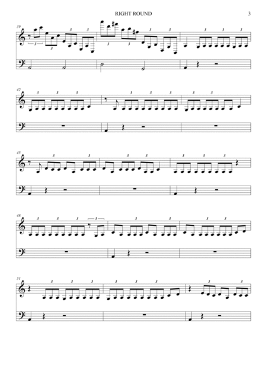 Right Round Piano Method scores gallery preview page 3