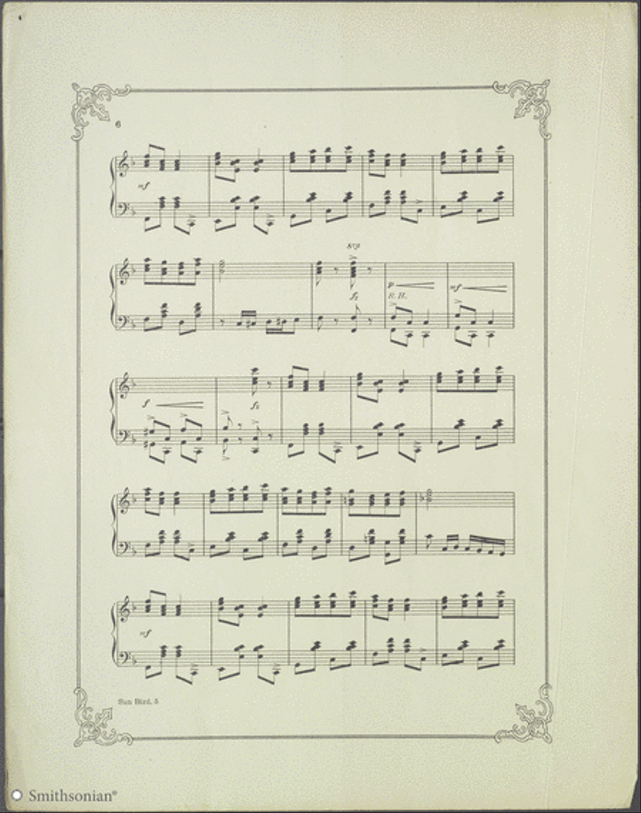 SunBird (An Indian Intermezzo) Piano Solo scores gallery preview page 6