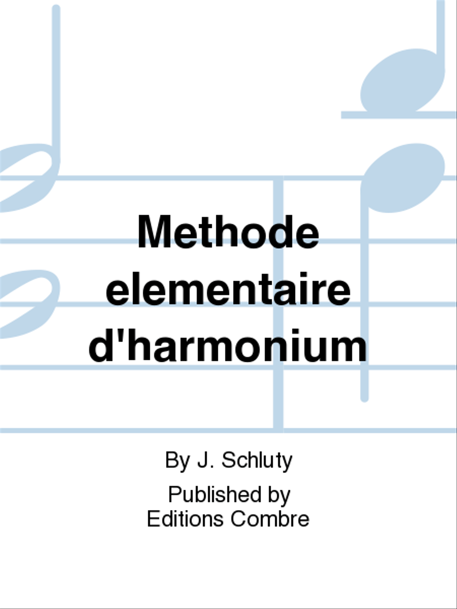 Methode elementaire d'harmonium Harmonium scores gallery preview page 1