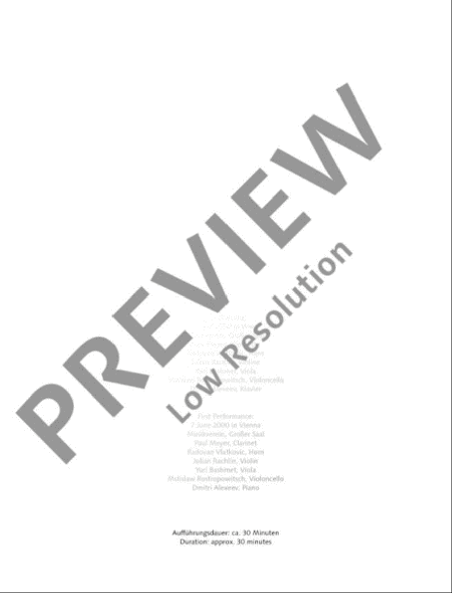 Sextet Clarinet scores gallery preview page 5