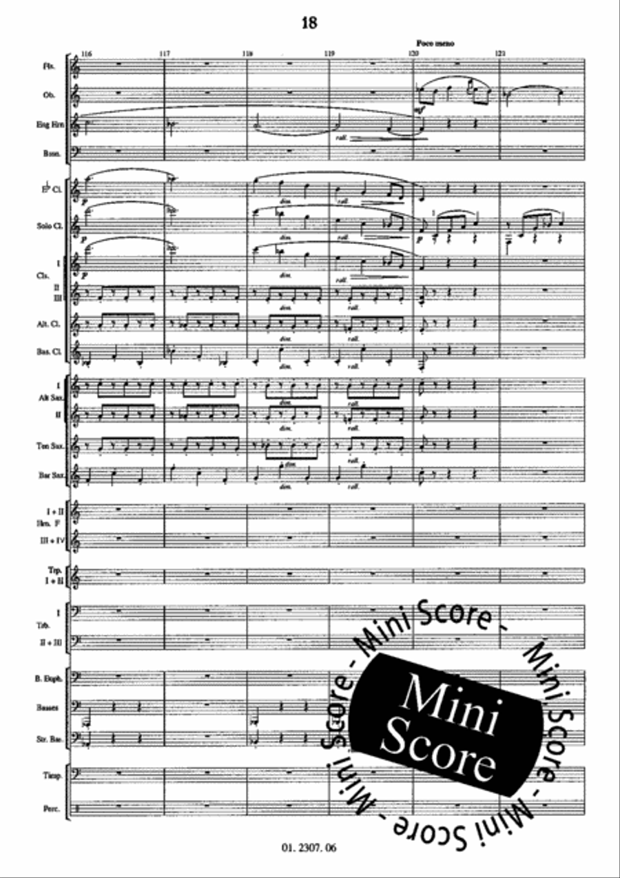 Goyescas Goyescas Concert Band scores gallery preview page 22