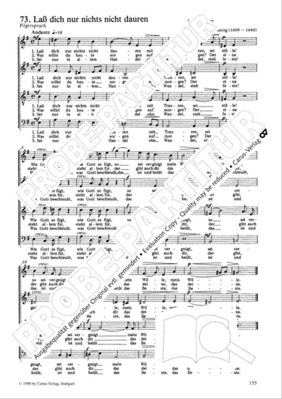 Geistliches Chorbuch der Romantik Choir scores gallery preview page 156