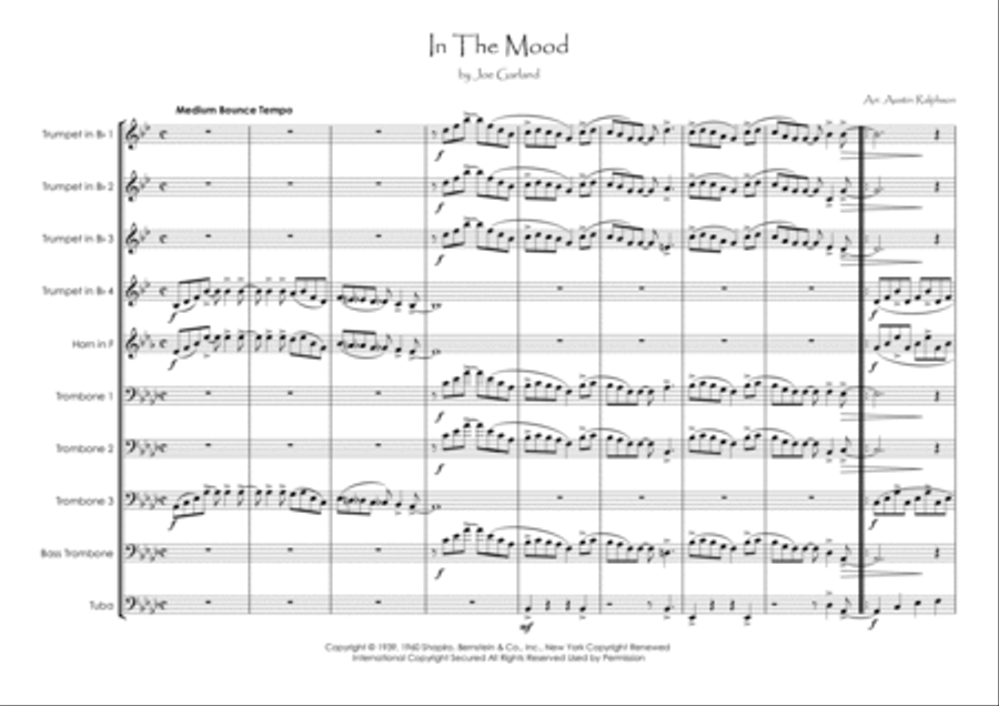 In The Mood Horn scores gallery preview page 3