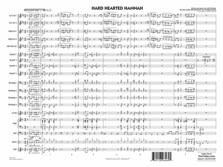 Hard Hearted Hannah (The Vamp of Savannah) (arr. Mark Taylor) - Conductor Score (Full Score)