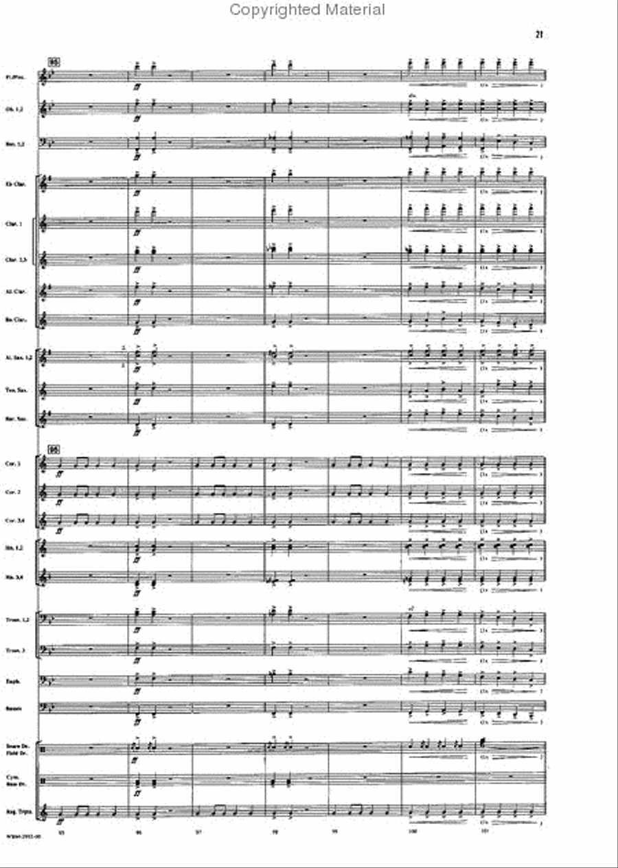 The Thunderer Concert Band scores gallery preview page 14